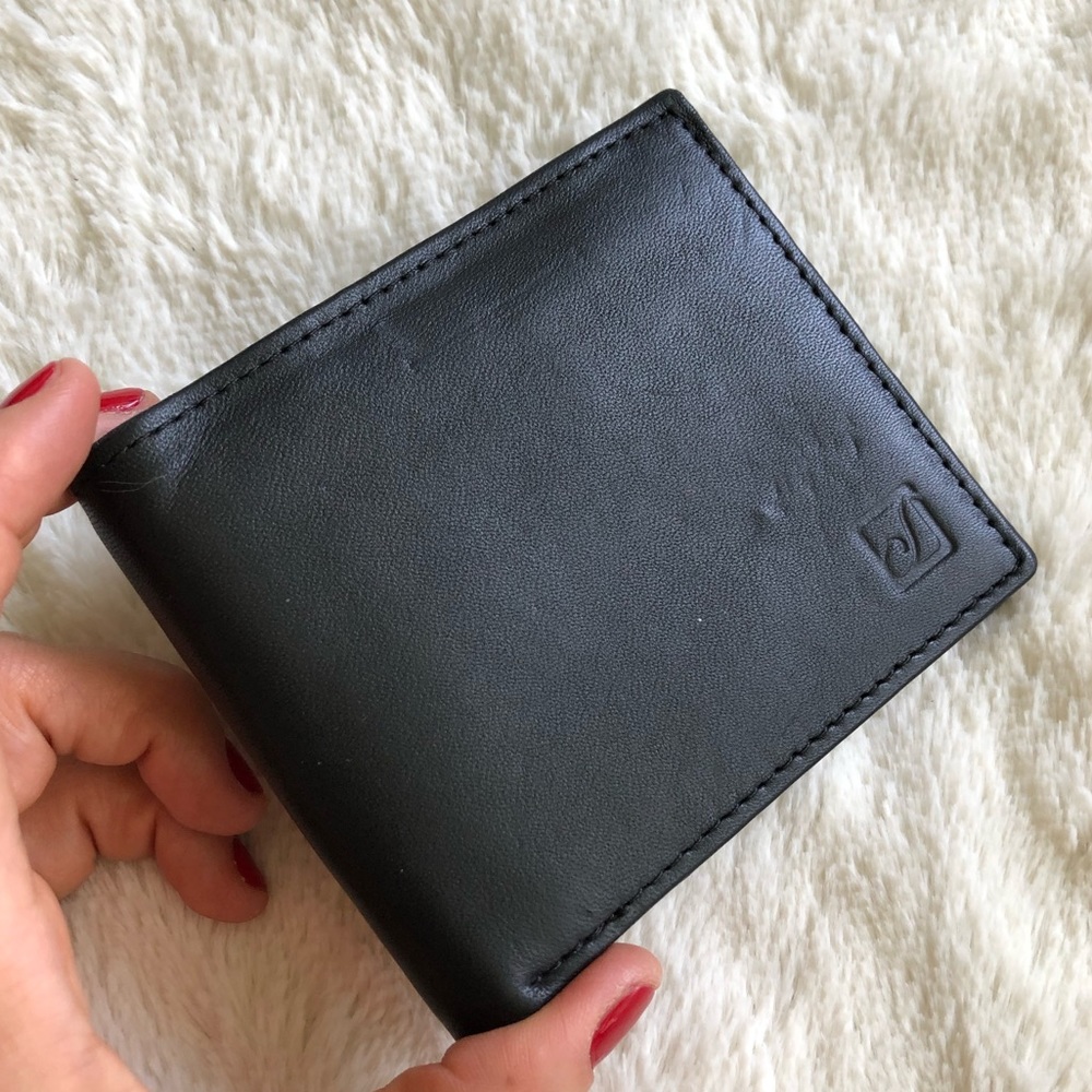 Stone mountain men’s leather wallet & card holder